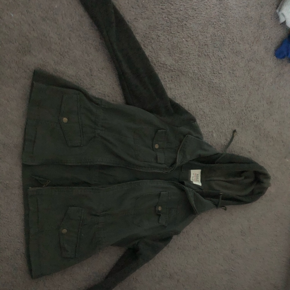 vintage olive green jacket